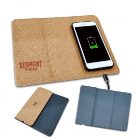 15W Folding Wireless Mouse Pad with Logo  15W Folding Wireless Mouse Pad with Logo