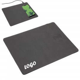10W Wireless Charger Mouse Pad with Logo  10W Wireless Charger Mouse Pad with Logo
