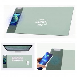 Fast Wireless Charging Mouse Pad with Logo