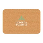Non-Skid Rectangle Cork Mouse Pad with Logo
