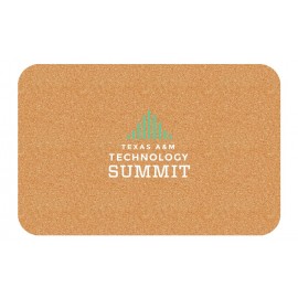 Non-Skid Rectangle Cork Mouse Pad with Logo