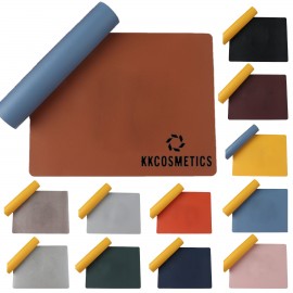 Leather 15"x9 13/16" Mouse Pad with Logo