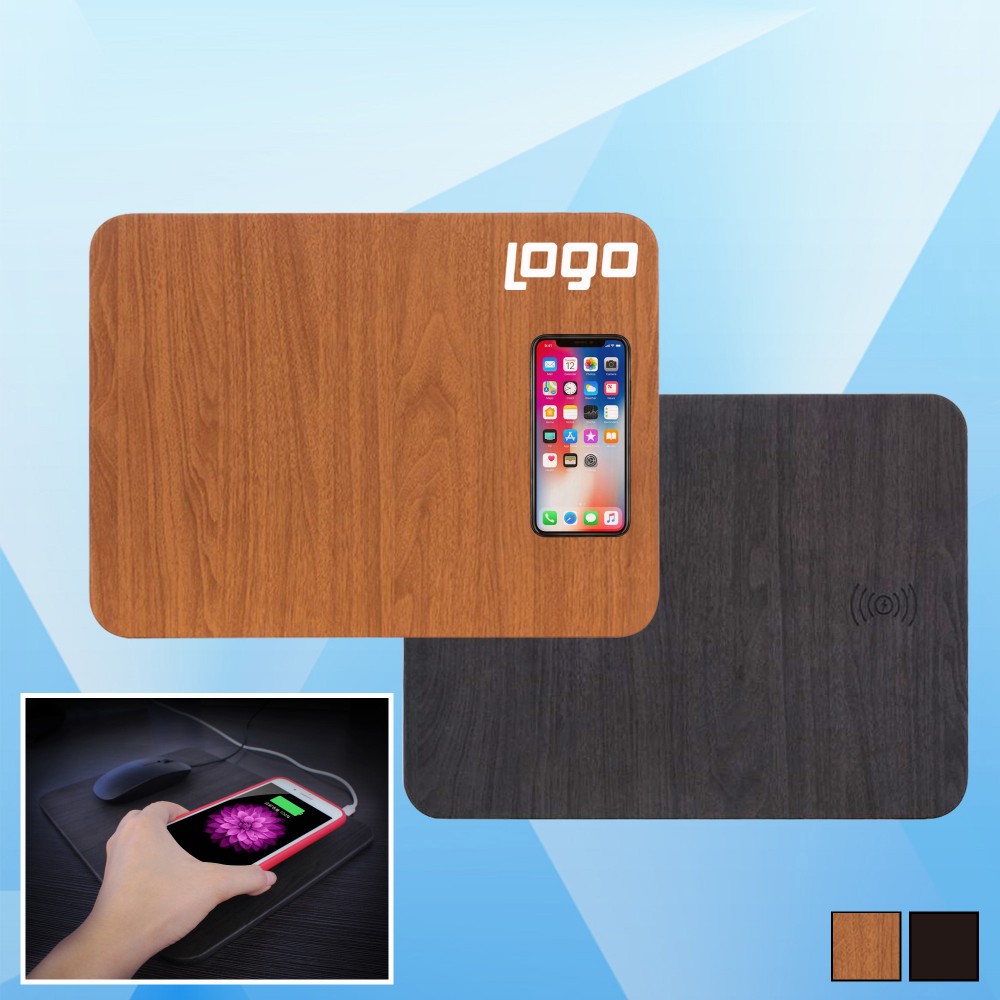 Wireless Charging Mouse Pad with Logo