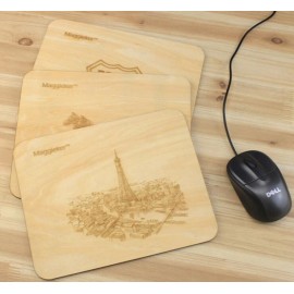 Custom Wood Mouse Pad  Custom Wood Mouse Pad
