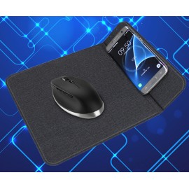 Qi Wireless Charging Pad Mouse Mat with Logo