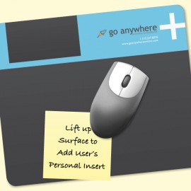 Frame-It Lift DuraTec 8"x9.5"x1/16" Lift-Top Window/Photo MousePad with Logo  Frame-It Lift DuraTec 8"x9.5"x1/16" Lift-Top Window/Photo MousePad with Logo