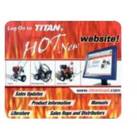 Soft Surface Mouse Pad with Rubber Base (9-1/8"x7-3/4"x1/4") with Logo