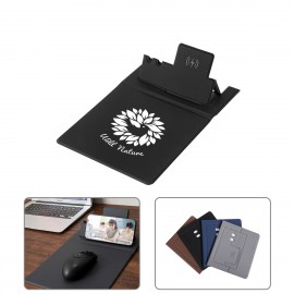 Custom Imprinted Mobile Wireless Charging Mouse Pad  Custom Imprinted Mobile Wireless Charging Mouse Pad