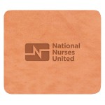 Mouse Pad (Natural Vegetable Leather) with Logo
