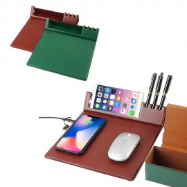 Wireless Charging Mouse Pad with Logo