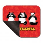 8"X9.5" Hard Top Custom Rectangle Mouse Pad with 1/16" Thick Rubber Base with Logo