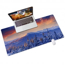 Rectangle Leather Mouse Pad ,31.5''Lx15.7''W Custom Imprinted  Rectangle Leather Mouse Pad ,31.5