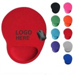 Logo Branded Fabric Mouse Pad With 0.12" Thick Rubber Bottom