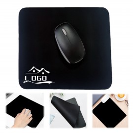 Computer Mouse Mat With Anti-Slip Rubber Base with Logo