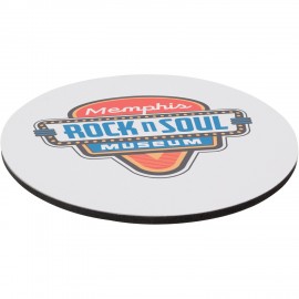 Logo Branded 8" Rd 1/8" Thick Full Color Soft Mouse Pad