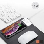 Customized Laser Engraved Wireless Mouse Pad Charger/Phone Holder