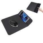 Customized Wireless Charger Mouse Pad w/Phone Stand