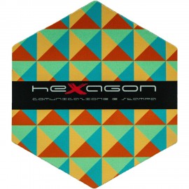 Hexagon Shape Soft Mouse Pad 7.38"x 8.52"x 0.125" with Logo