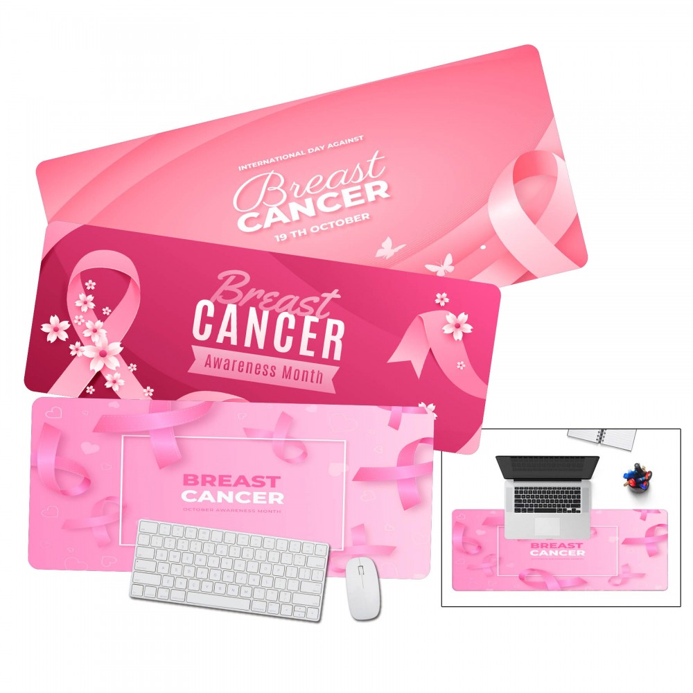 Pink Full-Color Sublimation Game Mouse Pad with Logo