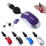 Customized Retractable Travel Optical Mouse