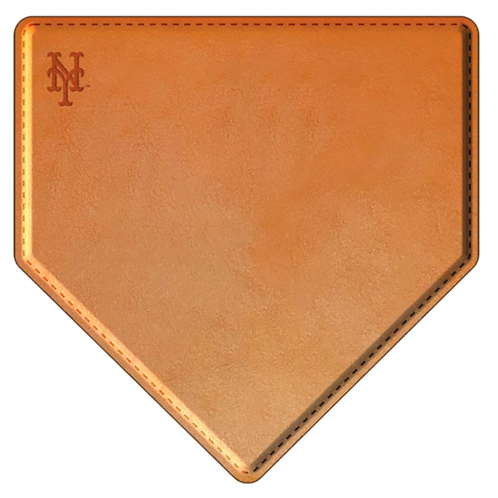 Personalized Home Plate Leather Mouse Pad