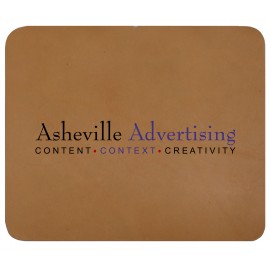 Promotional Leather Mouse Pad (Vegetable Printed DTG)