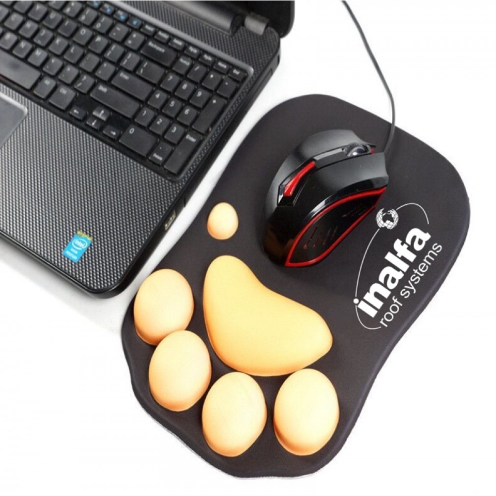 Silicone Cat Paw Mouse Pad Custom Printed Silicone Cat Paw Mouse Pad Custom Printed