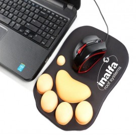 Silicone Cat Paw Mouse Pad Custom Printed