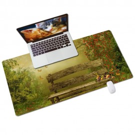 Custom Imprinted Mouse Pad Mat w/Natural Rubber Material,31.5''Lx15.7''W