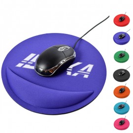 Round wrist rest mouse pad Custom Imprinted