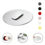Round Aluminum Alloy Metal Mouse Pad Custom Imprinted