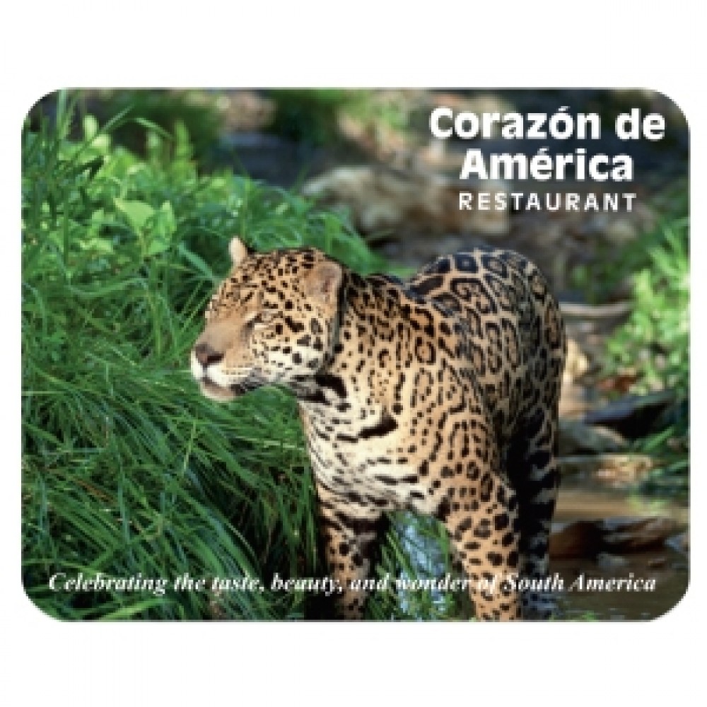 Promotional Hard Surface Ultra Thin Mouse Pad | Rectangle | 6" x 7 1/2" | Repositionable