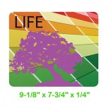 Personalized Square Soft Surface Mousepad w/ Rubber Base
