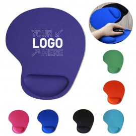 Mouse Pad w/Wrist Support with Logo