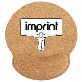 Promotional Cork Mouse Pad with Wrist Support Rest  Promotional Cork Mouse Pad with Wrist Support Rest