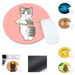 Customized 11.81 X 11.81X 0.12 Inch Round Rubber Mouse Pad