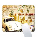 Promotional 7" x 8 2/3" x 1/12" Soft Surface Mouse Pad
