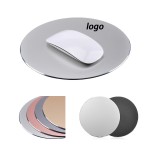 Round Aluminum Alloy Mouse Pad with Logo