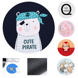 8.66 X 8.66 X 0.12 Inch Circular Mouse Pad with Logo  8.66 X 8.66 X 0.12 Inch Circular Mouse Pad with Logo