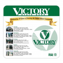 DuraTrac Matte Plus Hard Surface Mouse Pad w/Heavy-Duty Rubber Backing (7.5"x8"x1/16") Custom Printed  DuraTrac Matte Plus Hard Surface Mouse Pad w/Heavy-Duty Rubber Backing (7.5"x8"x1/16") Custom Printed