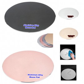 Custom Printed Round Aluminum Alloy Mouse Pad