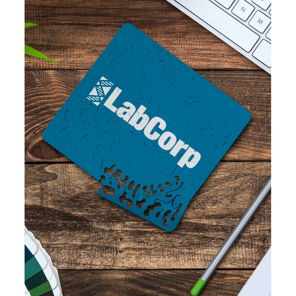 Custom Imprinted Pieceless Puzzle Round Mouse Pad/Coaster Custom Imprinted Pieceless Puzzle Round Mouse Pad/Coaster