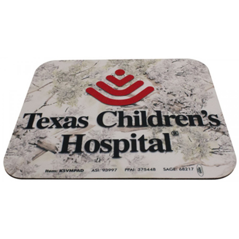 Kings Camo Snow Full Color Mouse Pad Custom Imprinted Kings Camo Snow Full Color Mouse Pad Custom Imprinted