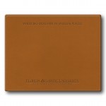 Custom Genuine Leather Mouse Pad (Debossed) Custom Imprinted