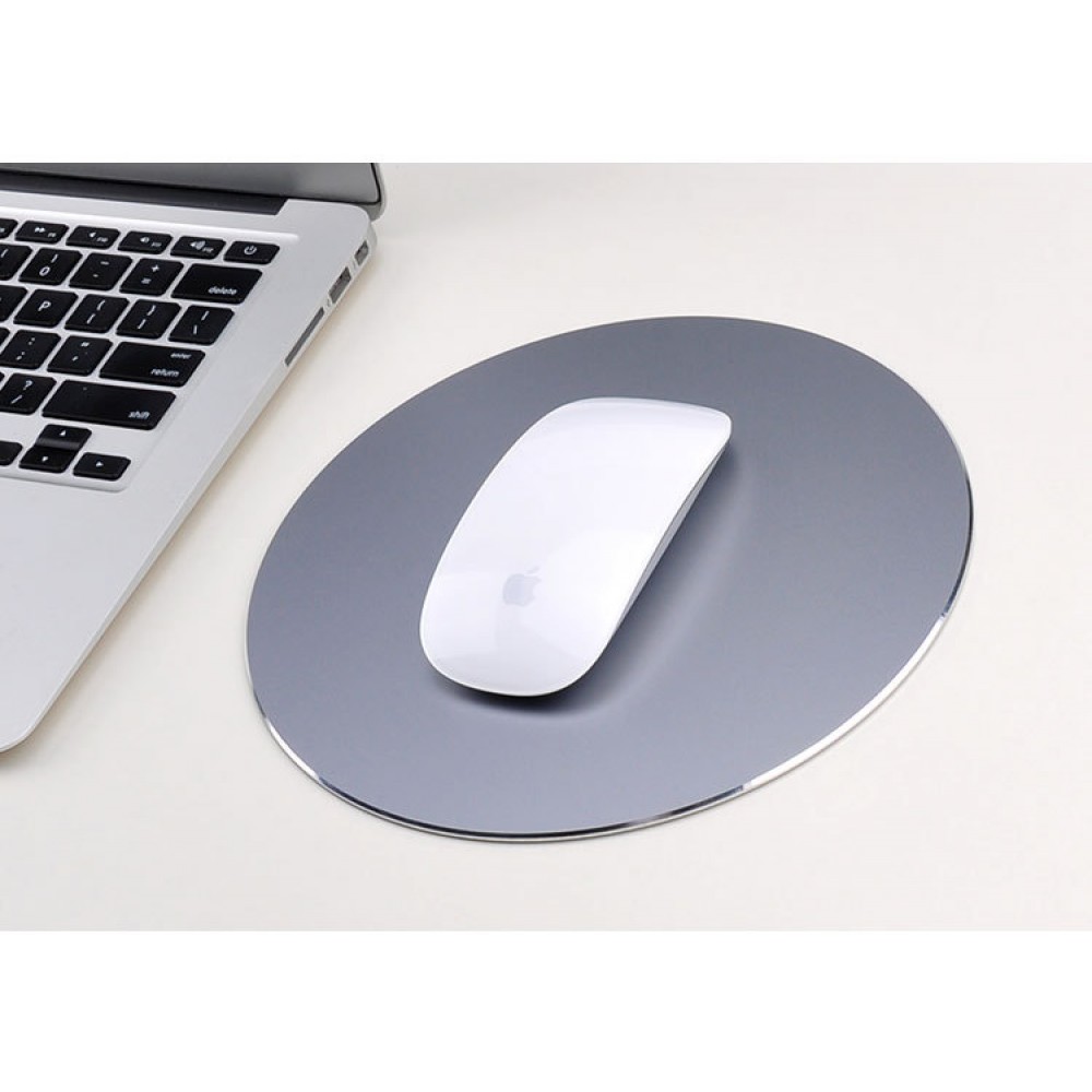 8.7" Round Aluminum Mouse Pad with Logo