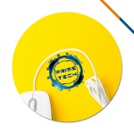 Logo Branded Calia Round Mouse Pad