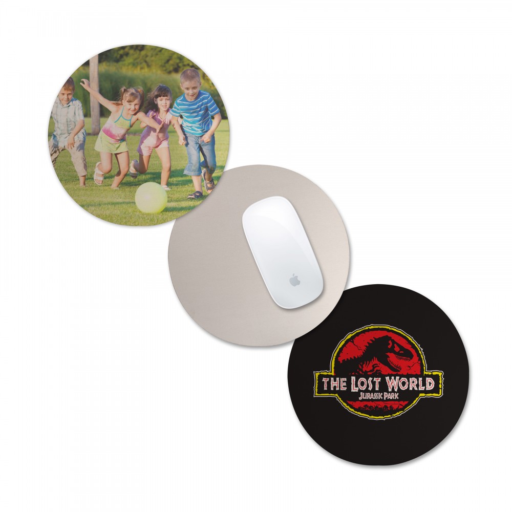 Photo Mouse Pad - 3 Mm Round Logo Branded Photo Mouse Pad - 3 Mm Round Logo Branded