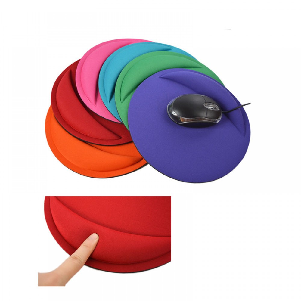 Custom Imprinted 8" D Full Color Round Computer Mouse Pad Custom Imprinted 8" D Full Color Round Computer Mouse Pad