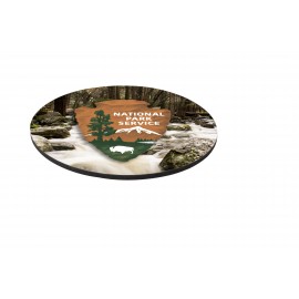 Promotional 8" Rd 1/8" Thick Full Color Hard Mouse Pad  Promotional 8" Rd 1/8" Thick Full Color Hard Mouse Pad