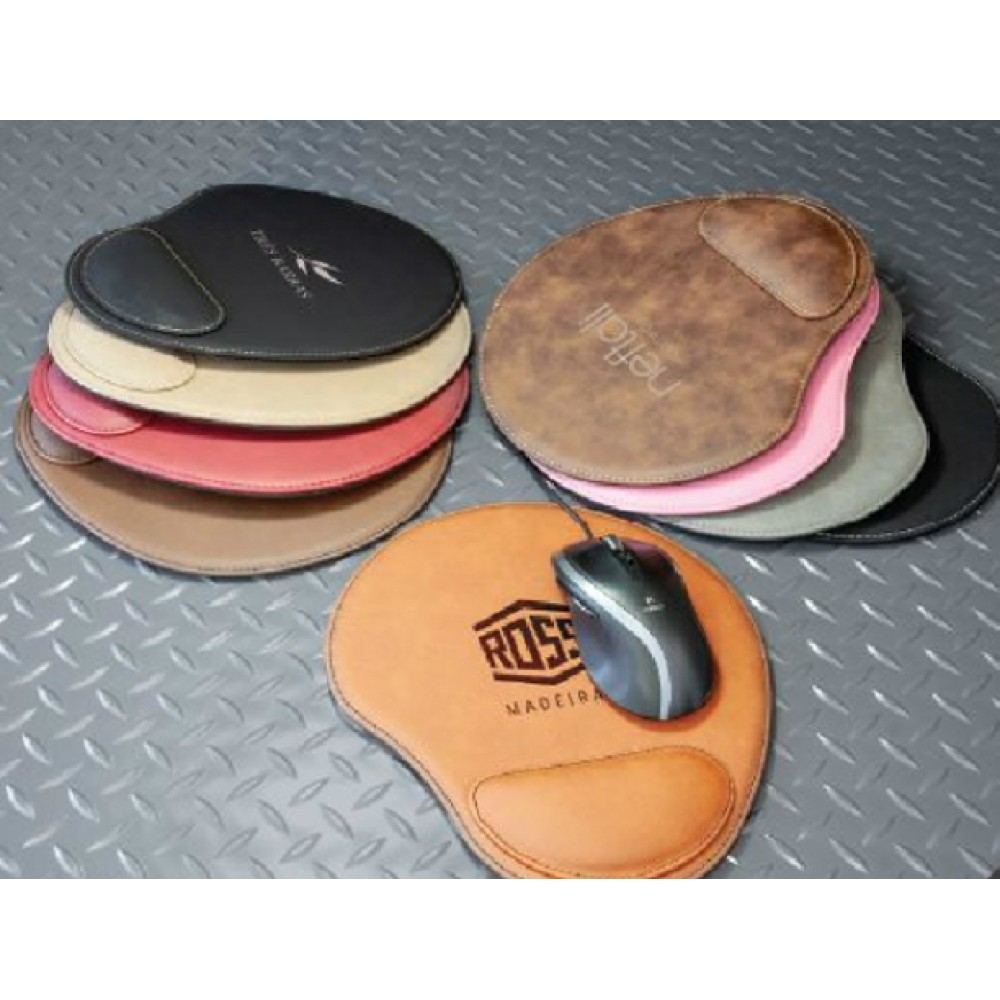 Leatherette Mouse Pad Logo Branded Leatherette Mouse Pad Logo Branded